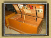 A travel trunk used by Peter Tieszen, a Mennonite immigrant from Pordenau, Russia, in 1874.